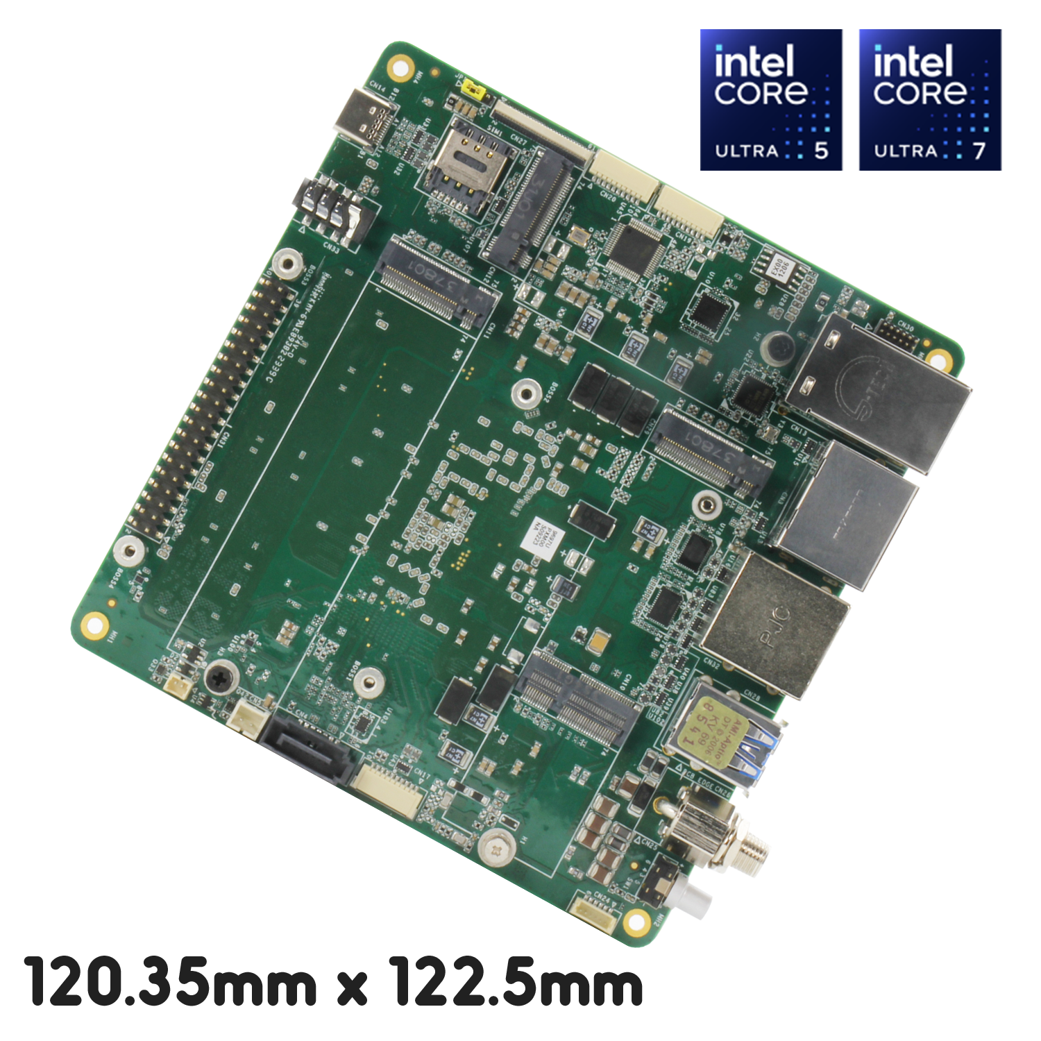 Product photo of UP Xtreme i14, embedded board, front view